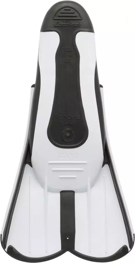 Ласты CRESSI LIGHT SHORT, черно/белые, р-р 31/32