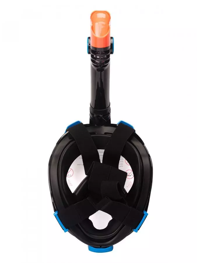 Маска полнолицевая SCUBA BROTHERS BEATLE BLACK/BLUE, с креплением камеры GoPro, р-р L/XL