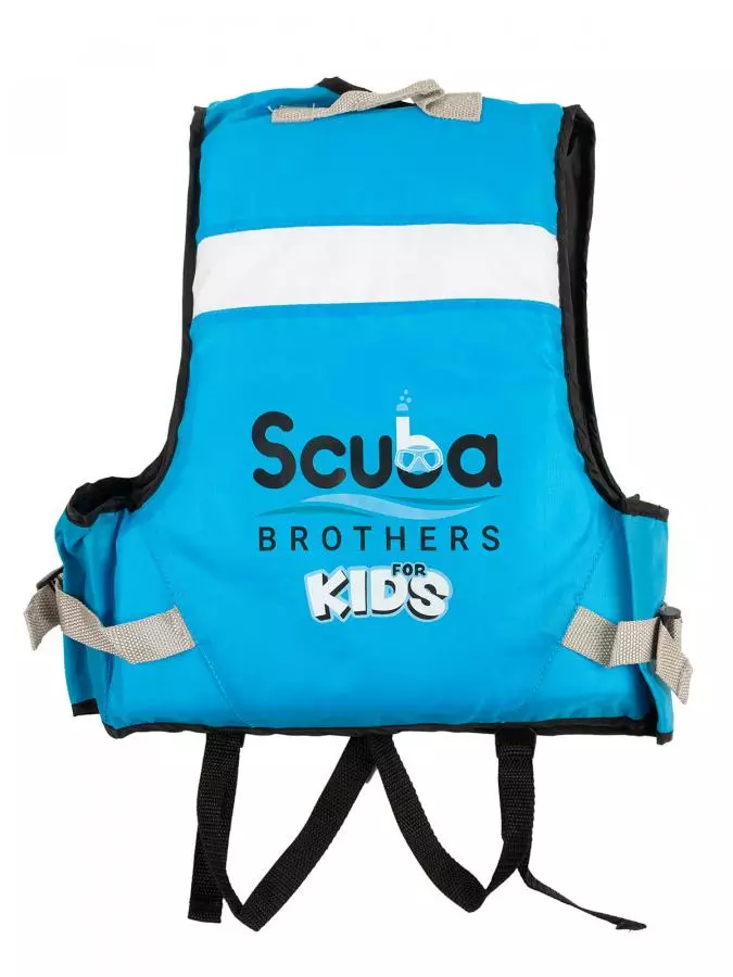 Жилет спасательный детский SCUBA BROTHERS КРАБИК, синий, р-р L