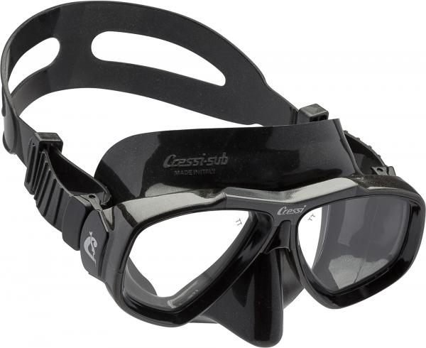 Маска CRESSI FOCUS, черный силикон/черная рамка