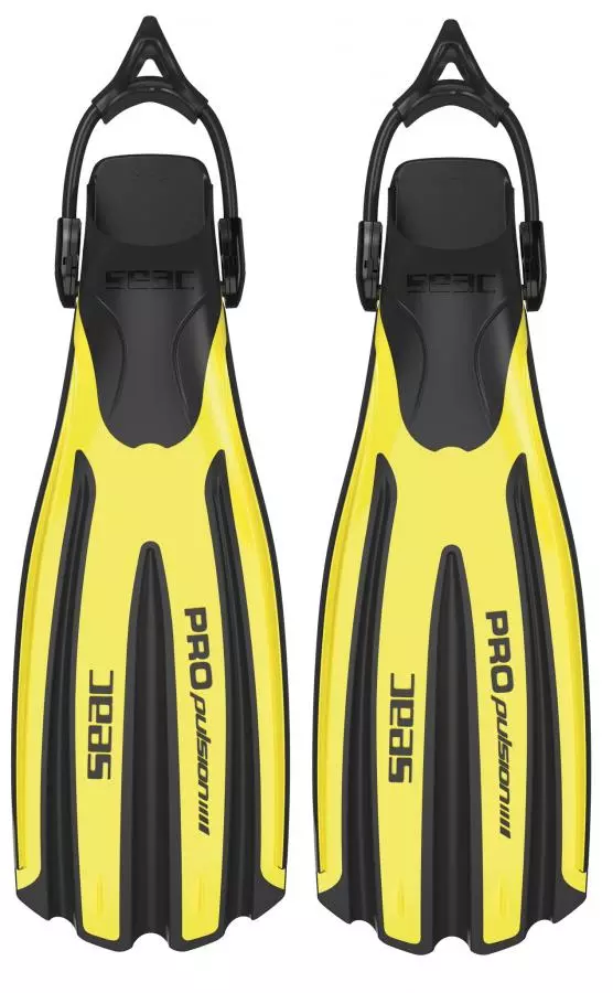 Ласты SEAC SUB PROPULSION SLING STRAP YELLOW, р-р L-XL/45-47