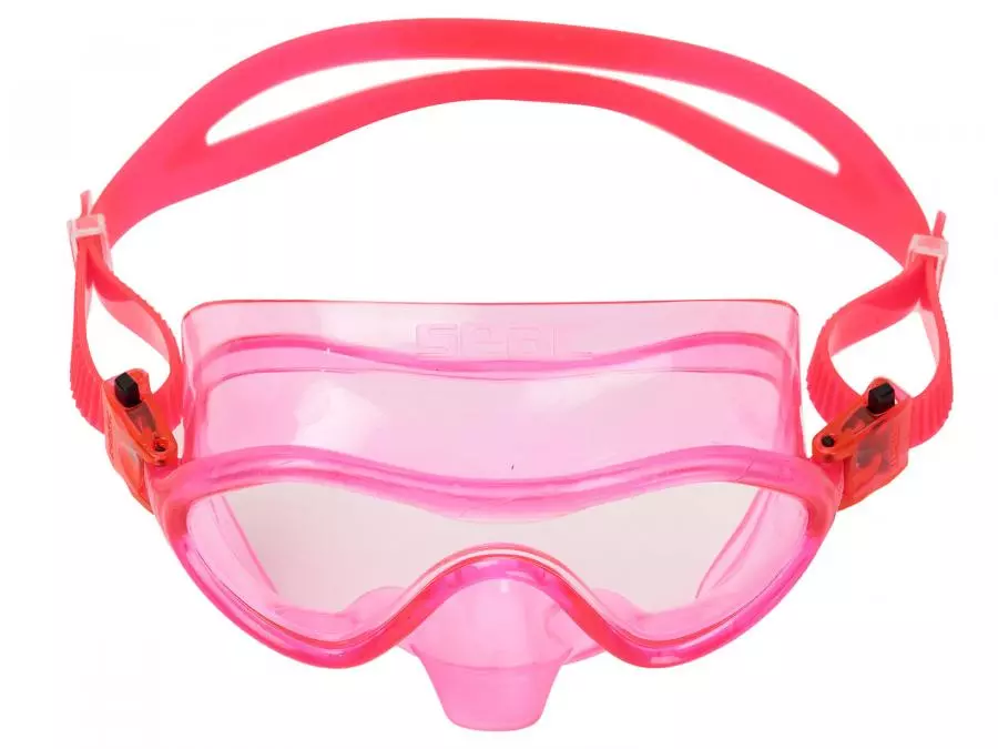 Маска детская SEAC SUB BAIA KID PINK, розовая рамка/розовая силикон