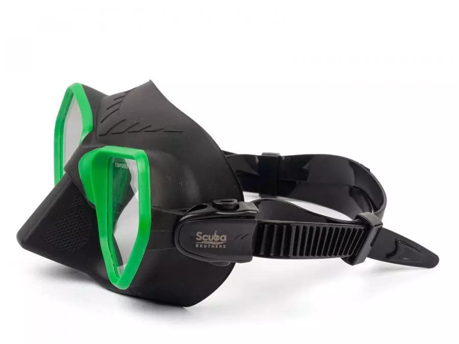 Маска SCUBA BROTHERS TRITON BLACK/GREEN