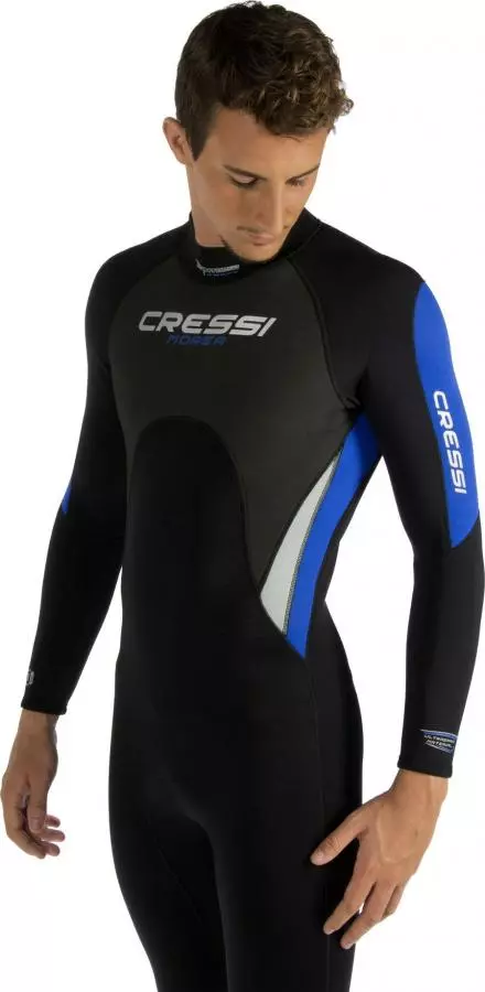 Гидрокостюм CRESSI MOREA MAN MONOPIECE, черно-синий, 3mm, р-р L/4
