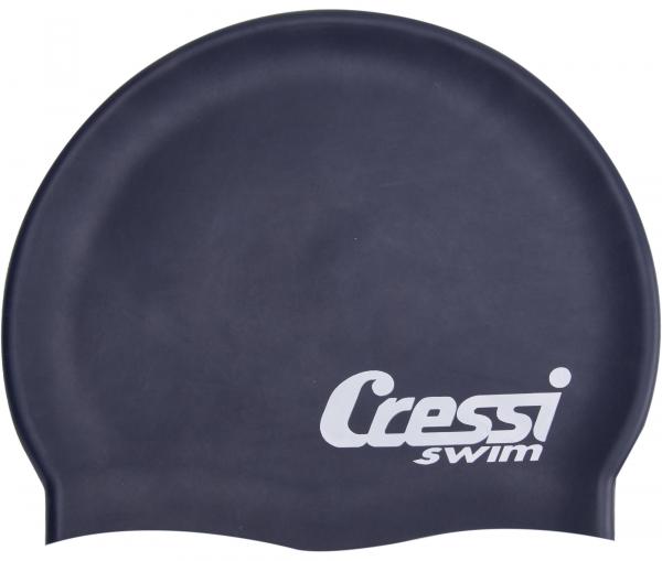 Шапочка для плавания CRESSI SILICONE CAP ADULT, темно-синяя