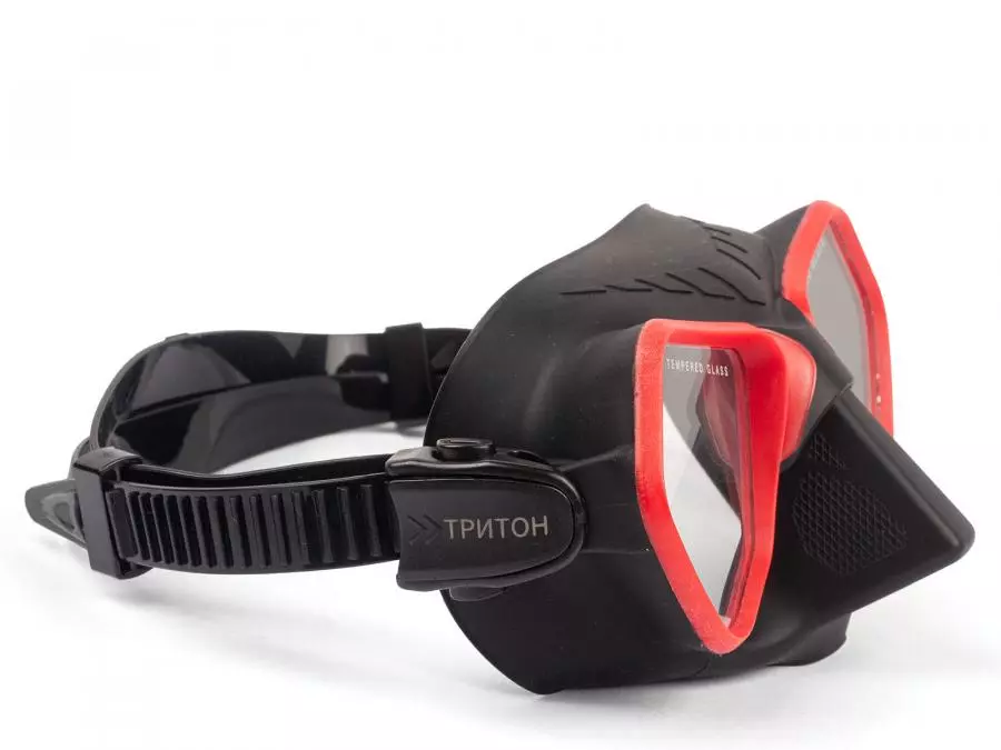 Маска SCUBA BROTHERS TRITON BLACK/RED