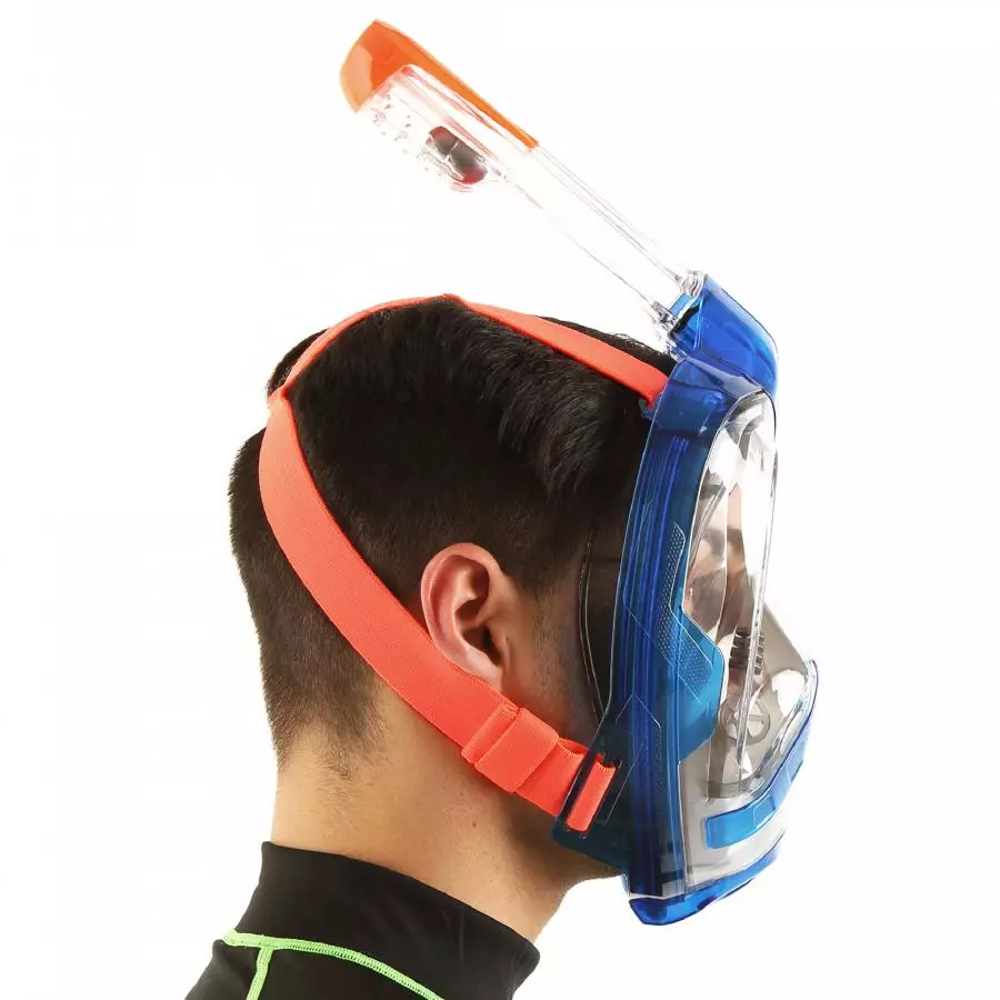 Маска полнолицевая SEAC SUB MAGICA BLUE/ORANGE, р-р L/XL