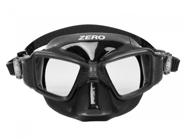 Маска SCUBA BROTHERS ZERO BLACK малообъемная, черный силикон