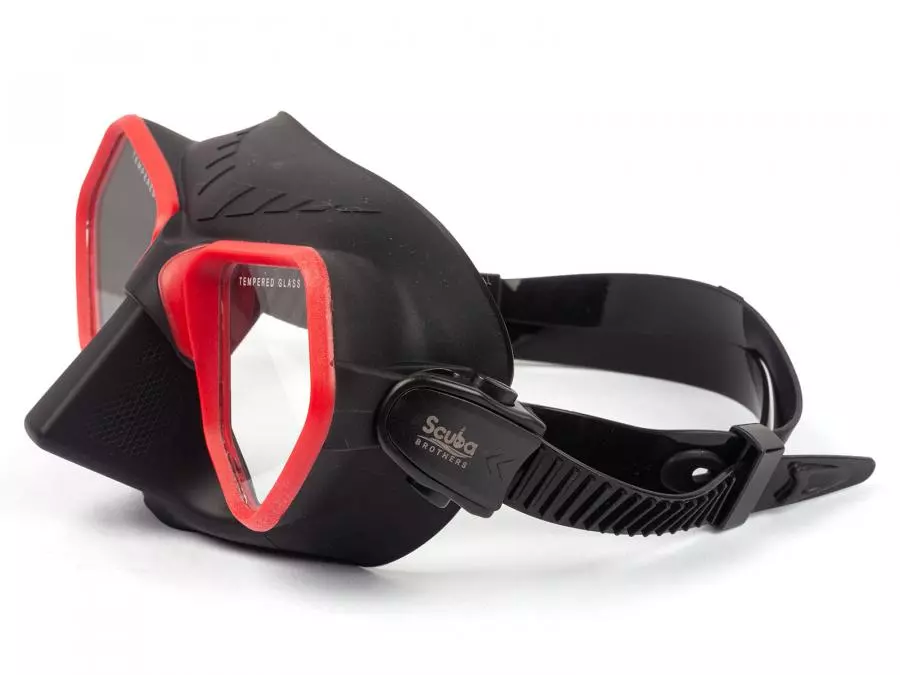 Маска SCUBA BROTHERS TRITON BLACK/RED