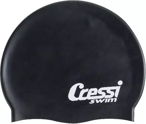 Шапочка для плавания CRESSI SILICONE CAP ADULT, черная