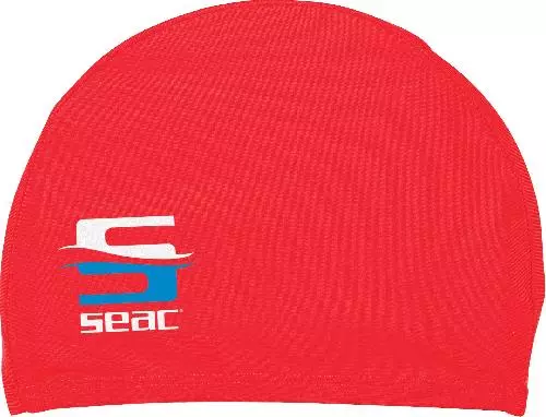 Шапочка для плавания детская SEAC SUB JR LYCRA SWIM RED, лайкра