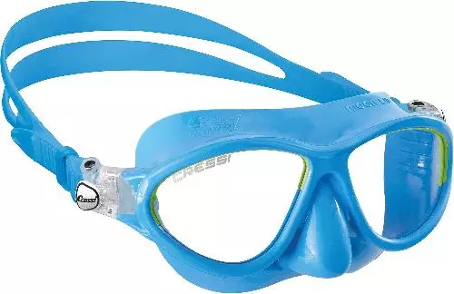 Маска CRESSI MOON JUNIOR, синяя-лайм