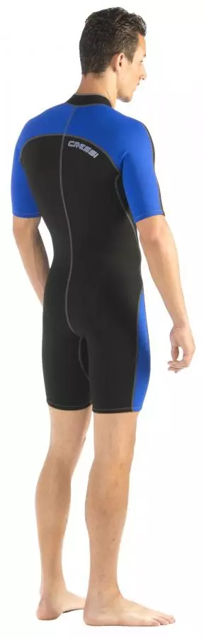 Гидрокостюм CRESSI LIDO MAN SHORTY, черно-синий, 2mm, S/2