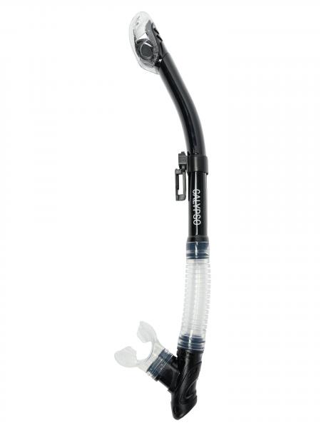 Трубка SCUBA BROTHERS CALYPSO BLACK/CLEAR, сухая