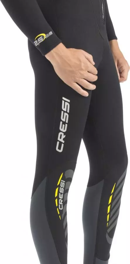 Гидрокостюм CRESSI LUI MAN, черно-желтый, 2.5 мм, р-р L/4