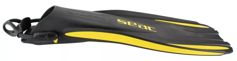 Ласты SEAC SUB U-1000 SLING STRAP YELLOW/BLACK, р-р L-XL/44-46
