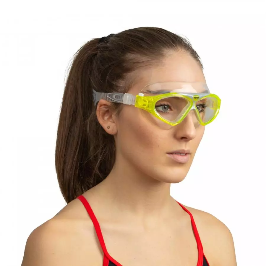 Очки маска для плавания детские SEAC SUB VISION JUNIOR YELLOW
