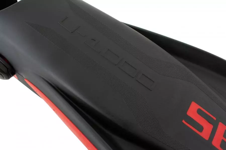 Ласты SEAC SUB U-1000 SLING STRAP RED/BLACK, р-р L-XL/44-46