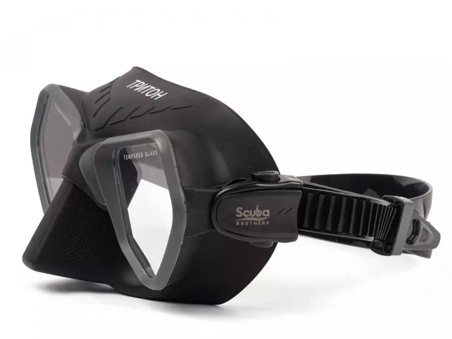 Маска SCUBA BROTHERS TRITON BLACK/GRAY
