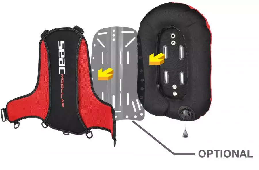 Жилет компенасатор BCD SEAC SUB MODULAR R.E.V. ONE SIZE