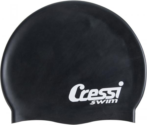 Шапочка для плавания CRESSI SILICONE CAP ADULT, черная