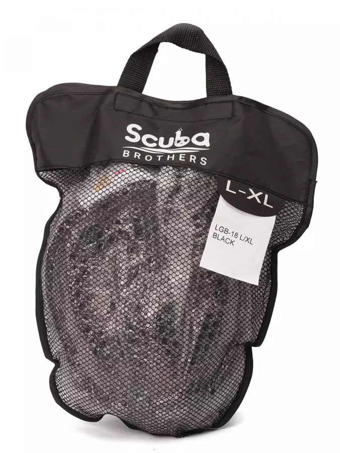 Маска полнолицевая SCUBA BROTHERS BEATLE BLACK, с креплением камеры GoPro, р-р L/XL