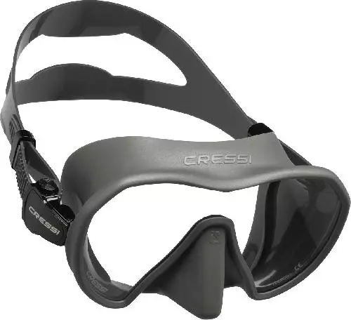 Маска CRESSI Z1, серый силикон серая рамка