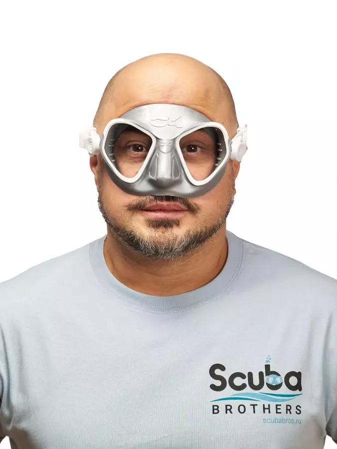 Маска C4 CONDOR ANTIFOG SILVER/WHITE