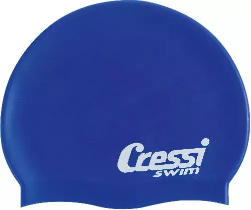 Шапочка для плавания CRESSI SILICONE CAP KIDS, детская, синяя