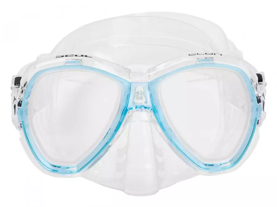 Набор для снорклинга SEAC SUB ZOOM JUNIOR SET BLUE, маска/трубка/ласты, р-р 32-35