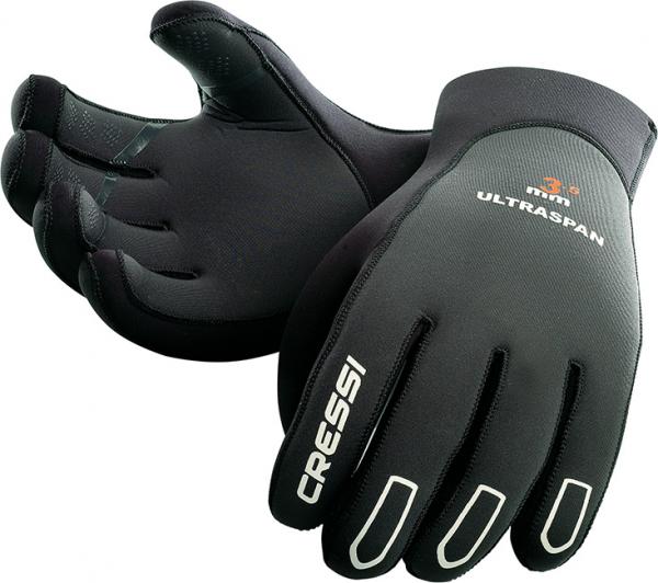 Перчатки CRESSI ULTRASPAN, черные, 3.5mm,  р-р L