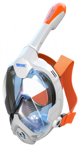 Маска полнолицевая SEAC SUB FUN YOUNG BLUE/ORANGE, р-р XS/S