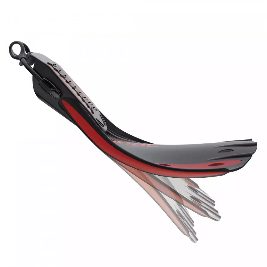 Ласты SEAC SUB U-1000 SLING STRAP RED/BLACK, р-р L-XL/44-46