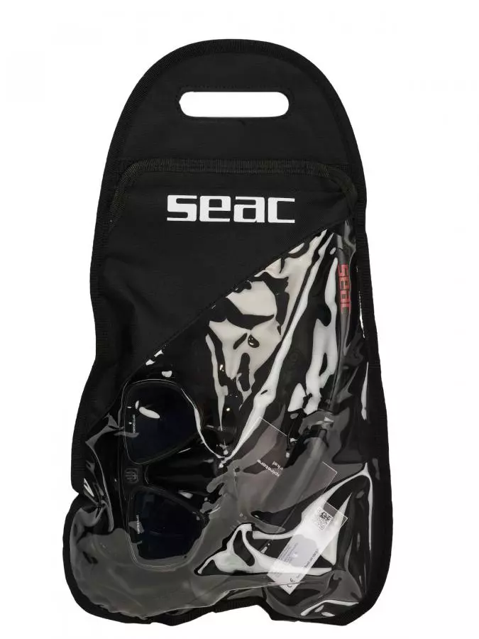 Набор для снорклинга SEAC SUB EXTREME SET BLACK, маска/трубка