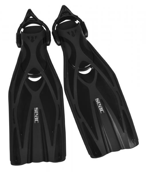 Ласты SEAC SUB F1 SLING STRAP BLACK, р-р L-XL/45-47
