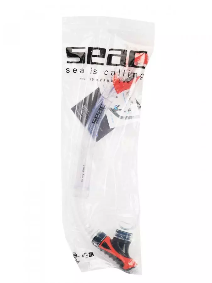 Трубка SEAC SUB REVERSE DRY CLEAR/RED
