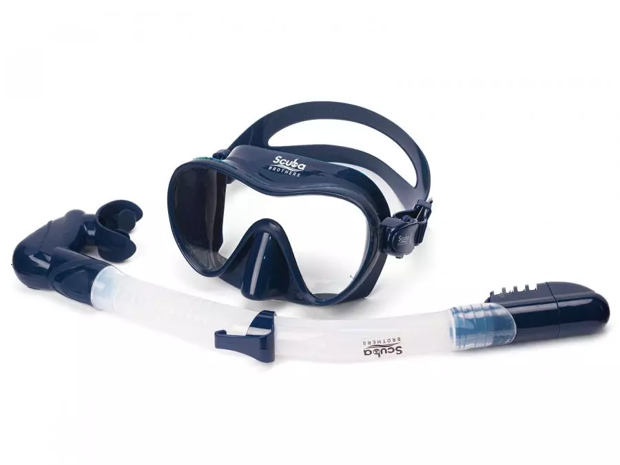 Набор SCUBA BROTHERS FLIPPER DARK BLUE, маска+трубка