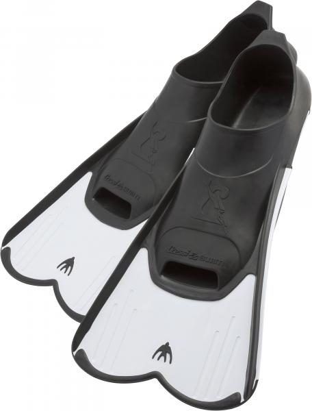 Ласты CRESSI LIGHT SHORT, черно/белые, р-р 31/32
