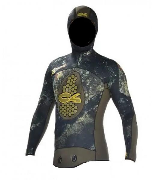 Гидрокостюм C4 EXTREME CAMO, только куртка, 3 мм, р-р 1/XS