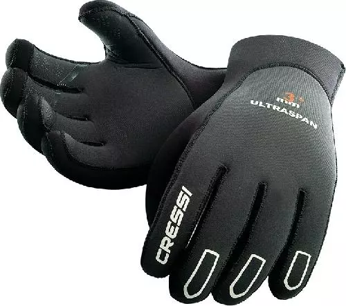 Перчатки CRESSI ULTRASPAN, черные, 3.5mm