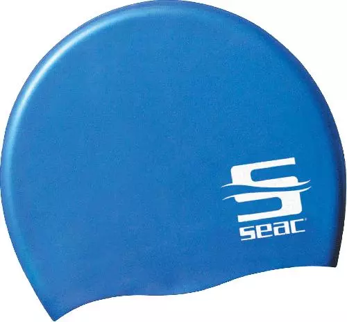 Шапочка для плавания SEAC SUB SWIM BLUE, силиконовая