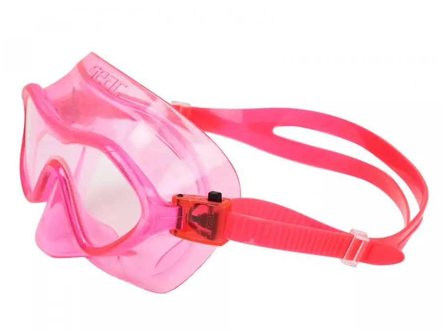 Маска детская SEAC SUB BAIA KID PINK, розовая рамка/розовая силикон