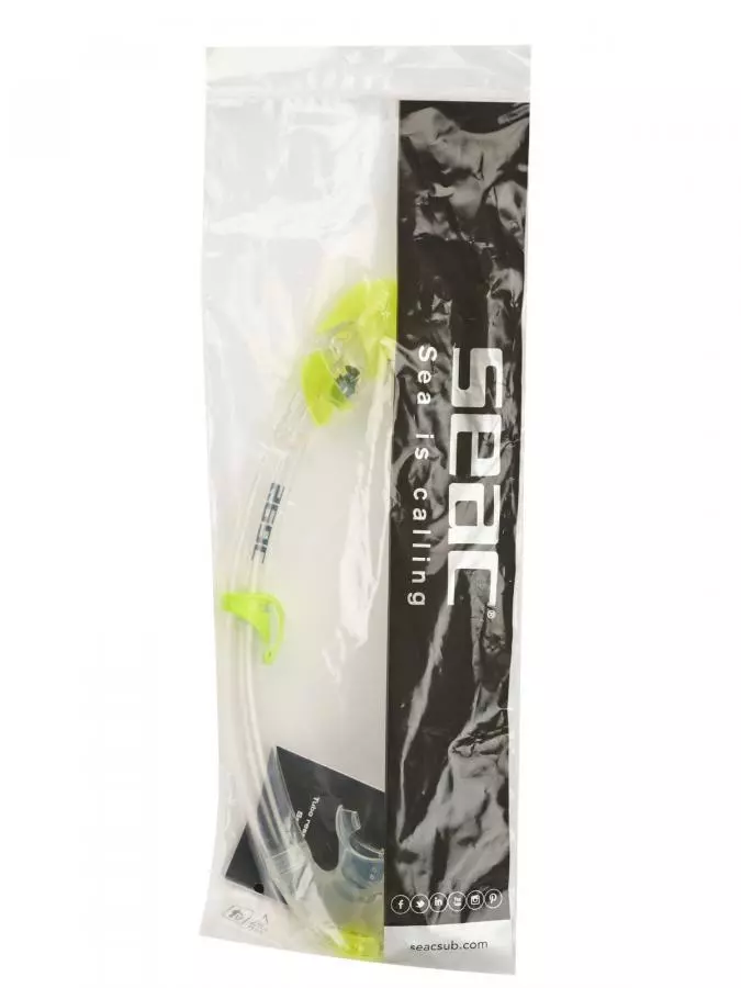 Трубка SEAC SUB TRIBE DRY CLEAR/YELLOW
