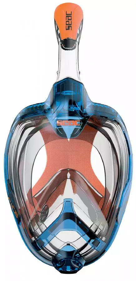 Маска полнолицевая SEAC SUB MAGICA BLUE/ORANGE, р-р L/XL