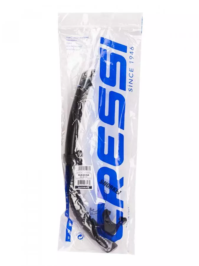 Трубка CRESSI GAMMA, черная