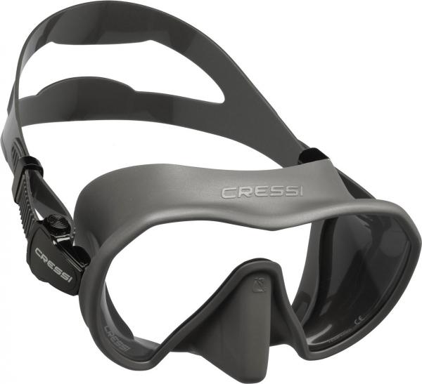 Маска CRESSI Z1, серый силикон/серая  рамка